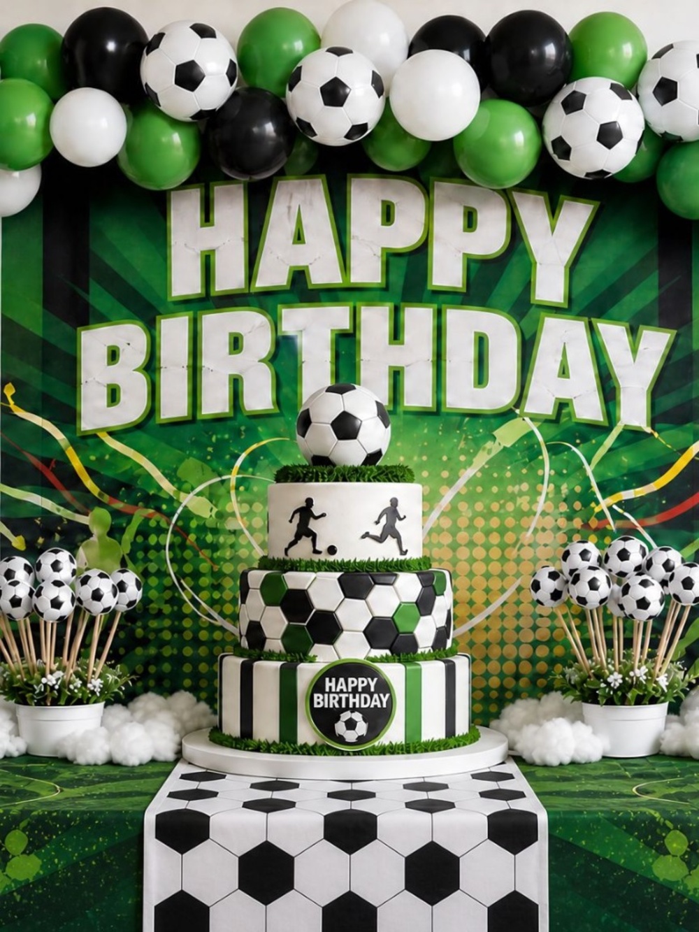 Soccer Party Themed Decor - 90+ pc set